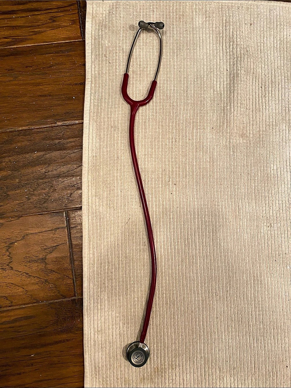 3M Littmann Classic III Monitoring Stethoscope Red & Gray